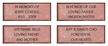 engraved brick example